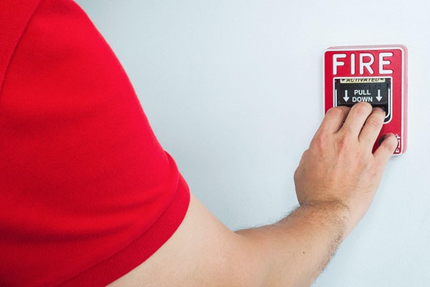 Fire suppression system for large-scale fire protection.